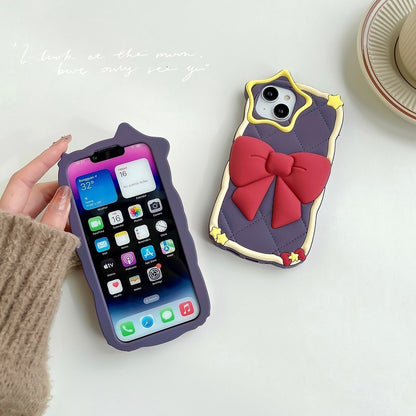 Five-pointed Star Lens Bow iPhone Case