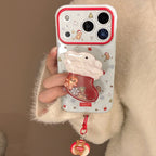 Christmas Stocking Shaker Stand iPhone Case