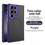 Dual-tone Soft-touch Magnetic Samsung Case - Viexta