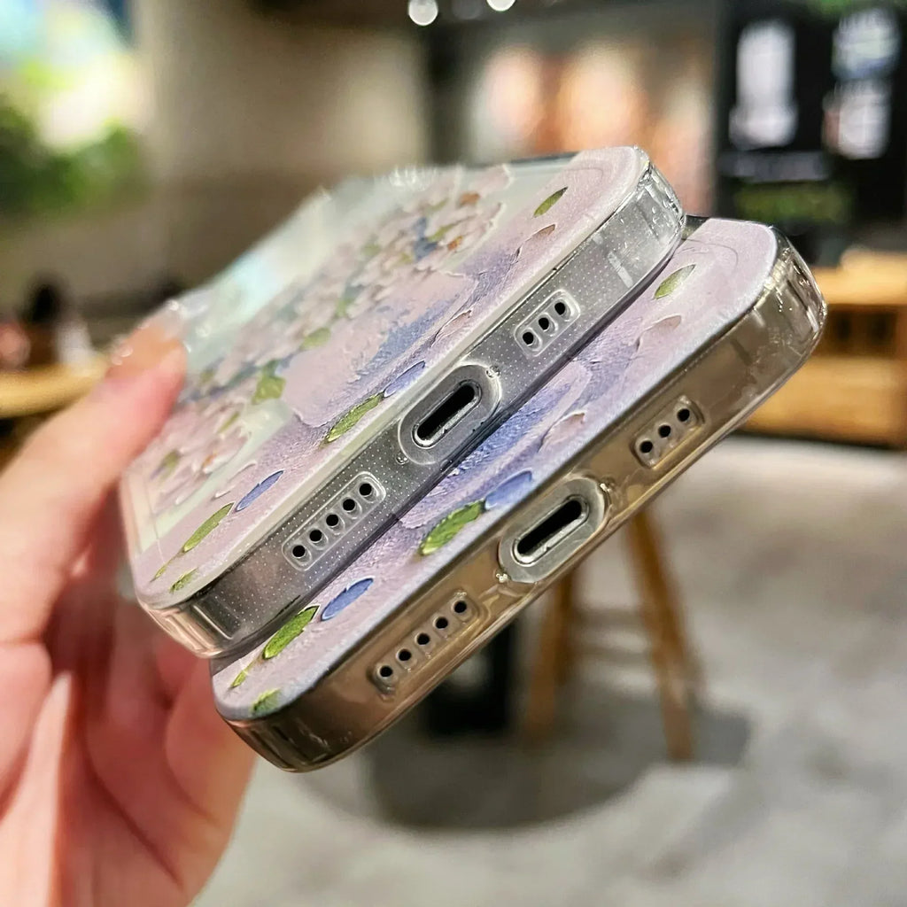 Little Flower Transparent Protective iPhone Case - Viexta