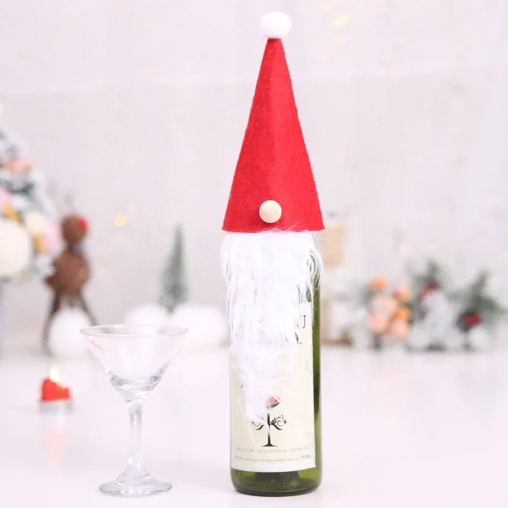 christmas-decorations-christmas-wine-bottle-socks - Viexta