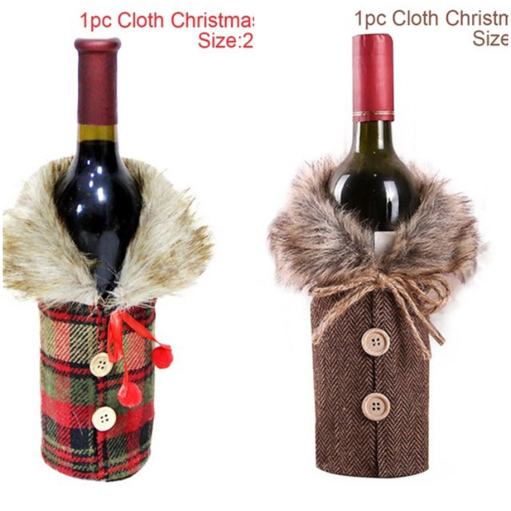 christmas-decorations-christmas-wine-bottle-socks - Viexta