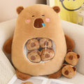 Capabala Decompression Plush Toy with Pack Of Little Doll - Viexta