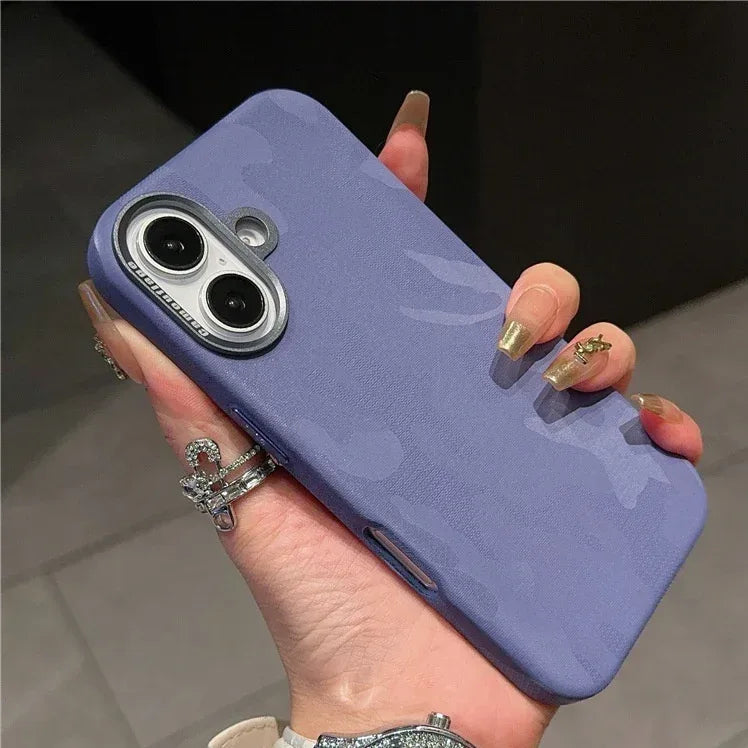 camouflage-leather-iphone-protective-cover - Viexta