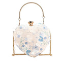 Floral Chain Crossbody Clutch-Bag - Viexta