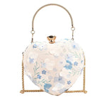 Floral Chain Crossbody Clutch-Bag - Viexta