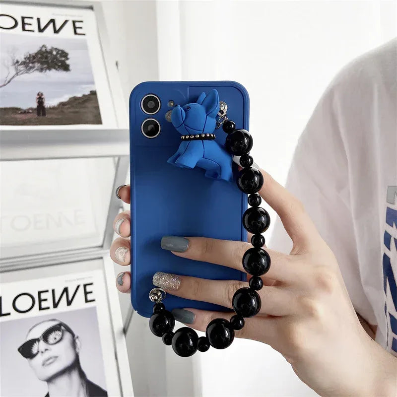 Klein Lan Plus Dog Chain iPhone Case - Viexta