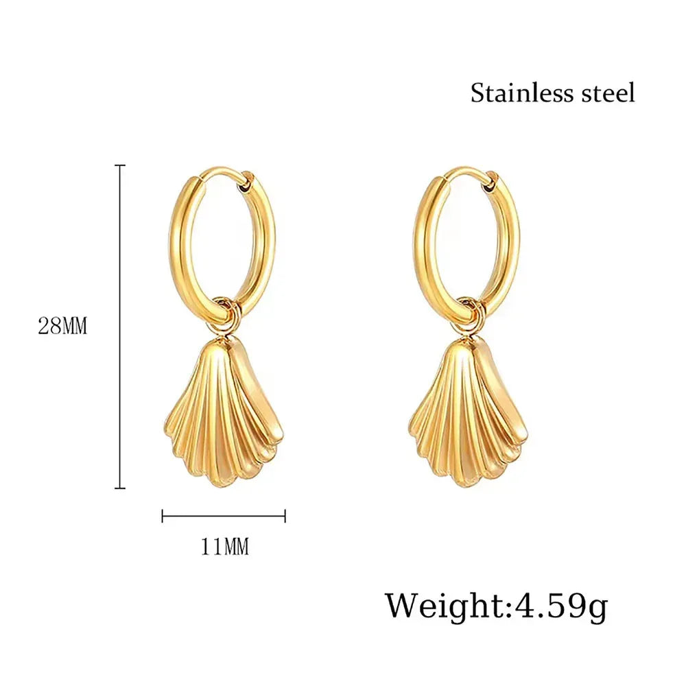 Shell Style Earring - Viexta