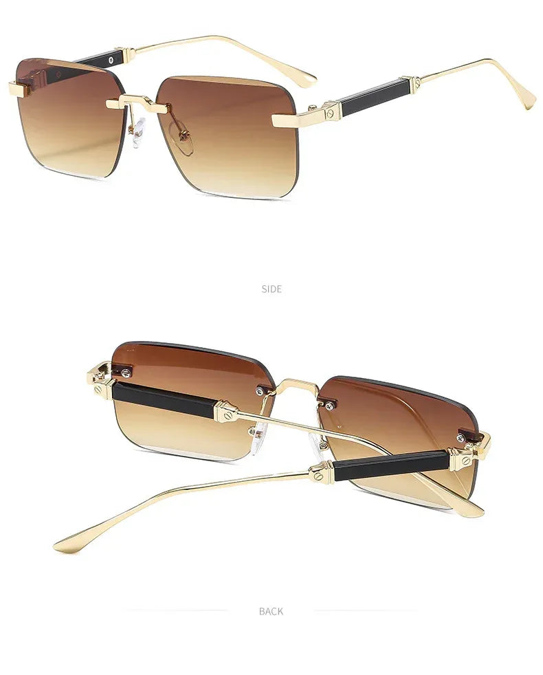frameless-trimming-fashion-personalized-sunglasses - Viexta