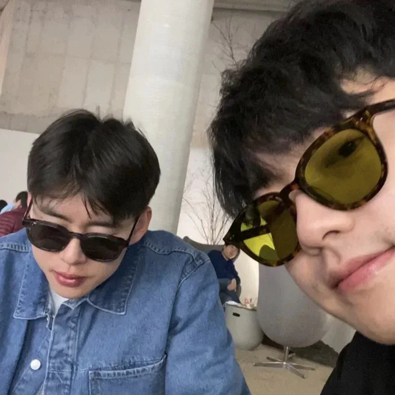 Personalized Vintage Round Frame Sunglasses - Viexta