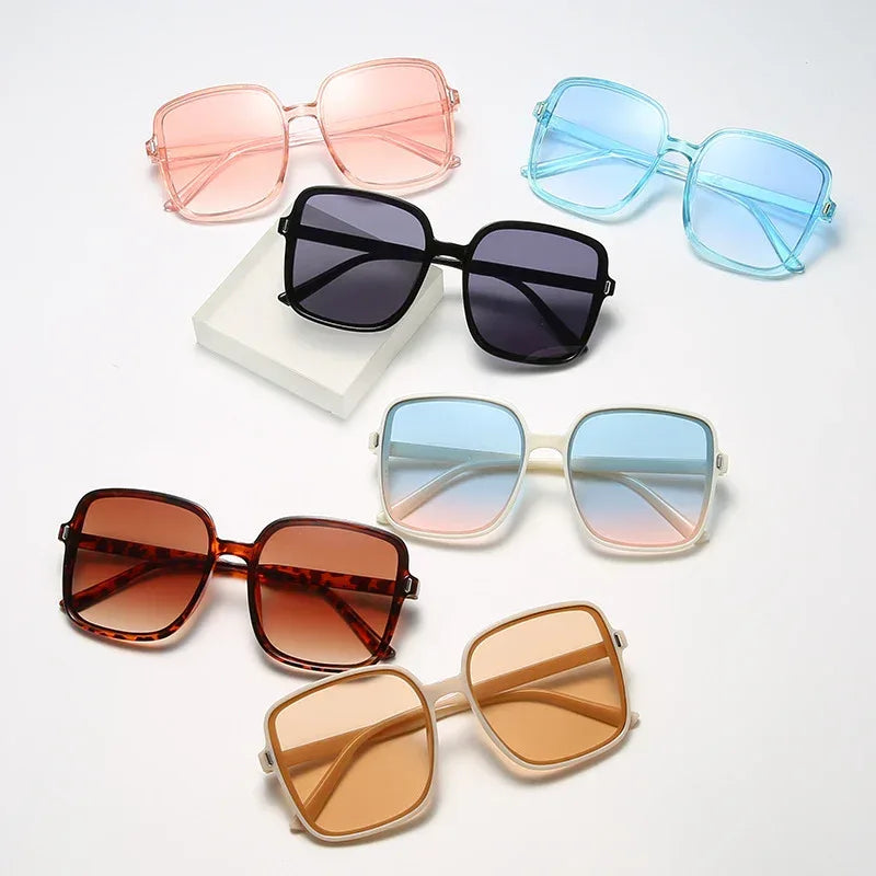 Square UV Protection Vintage Sunglasses - Viexta