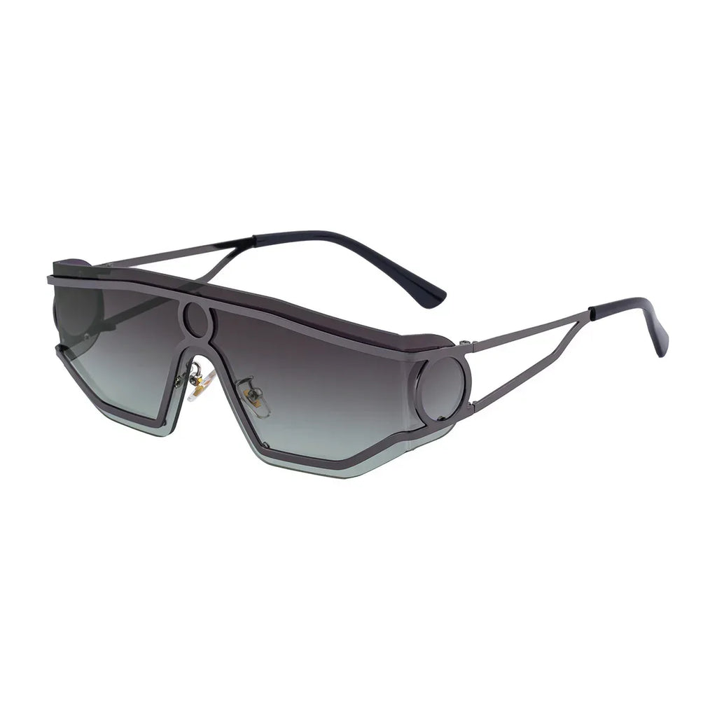 One Piece Mirror Sunglass - Viexta