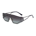One Piece Mirror Sunglass - Viexta