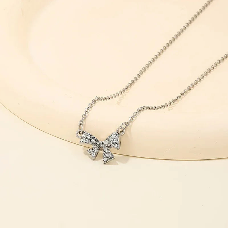 Luxury Bow Necklace - Viexta