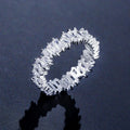 Zircon Ladder Square Ring - Viexta