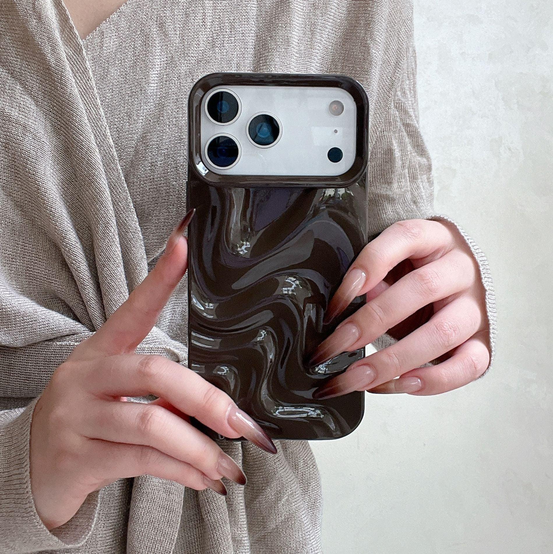 Korean Water Ripple Soft Shell iPhone case - Viexta