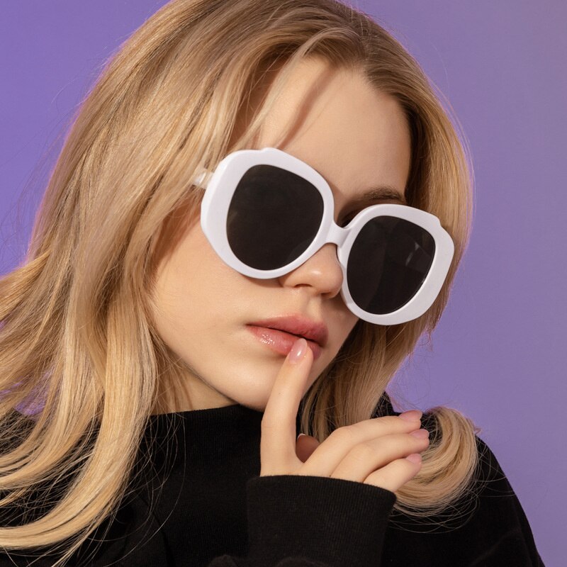 New Round Frame Retro Sunglasses Women Vintage Sun Glasses For Female Luxury Brand Eyeglasses Lady Oversized Sunglasses