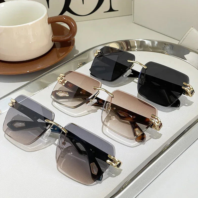 Street Shooting Ins Trendy Trimming Sunglasses - Viexta