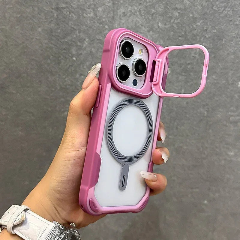 Lens Cover Bracket iPhone Case - Viexta