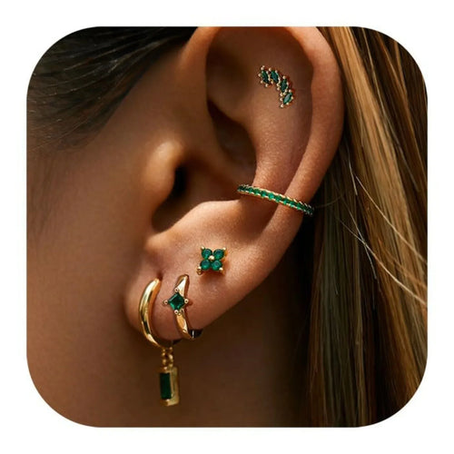 4piece Helix Earring Set - Viexta