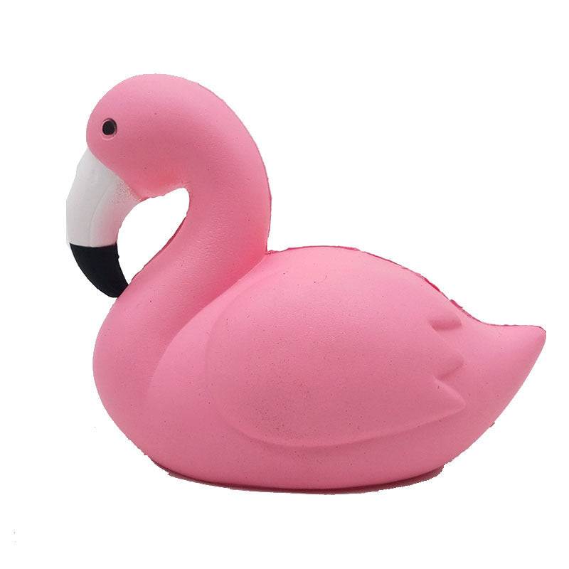 Flamingo decompression squishy toy