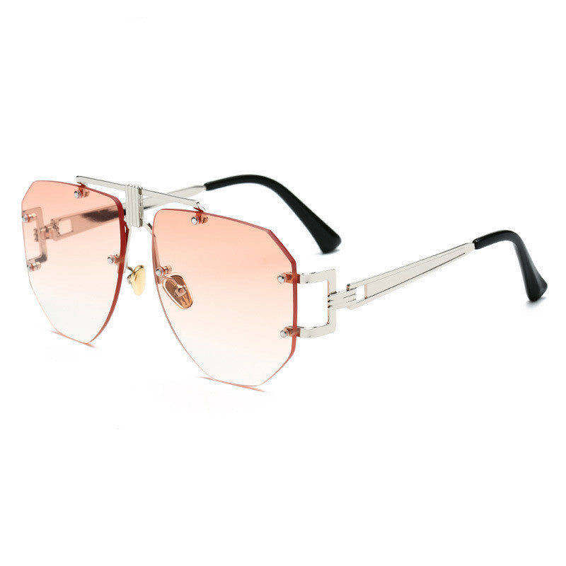 Metal frameless sunglass