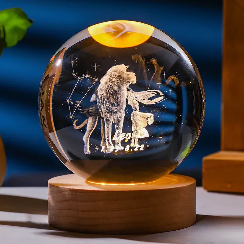3D Constellation Crystal Ball - Viexta