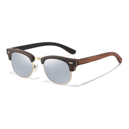 Semi-rimless Men's And Women's Polarized Sunglasses UV400