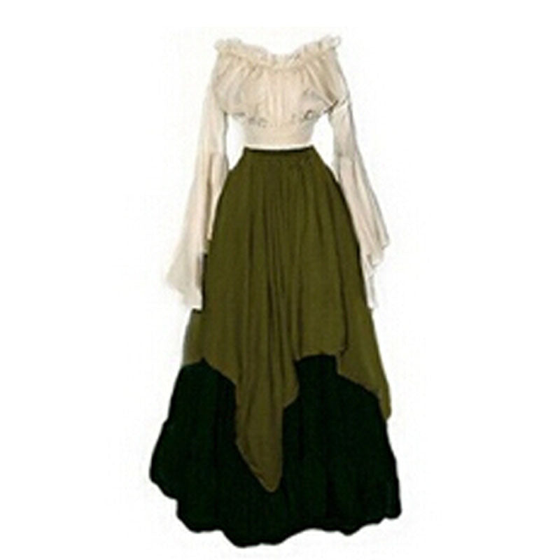 American Medieval Long Sleeve Gown