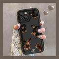Cream Sausage Dog iPhone Case - Viexta