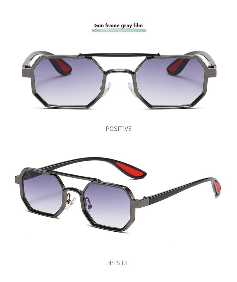 Fashion Metal Sun-resistant Sunglasses