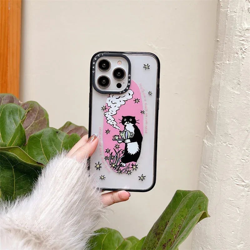 Little Black Cat iPhone Case - Viexta