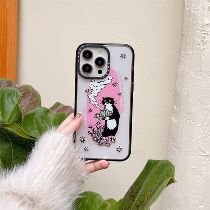 Little Black Cat iPhone Case