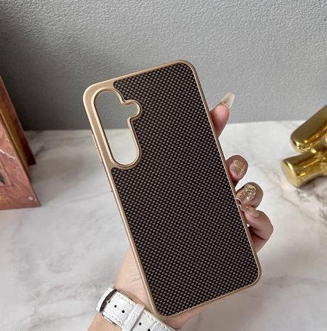 Carbon Fiber Texture Magnetic Suction Samsung case - Viexta