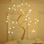 Led Copper Wire Tree Light