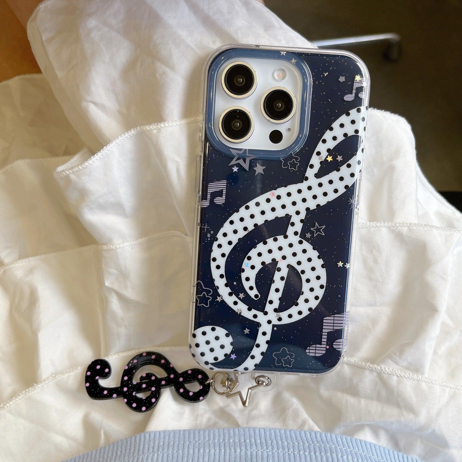 Minimalist Design Musical Notes iPhone Case - Viexta