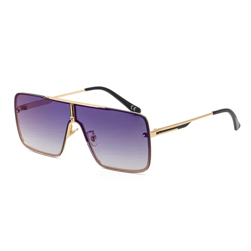 trendy-metal-large-square-one-piece-sunglasses - Viexta