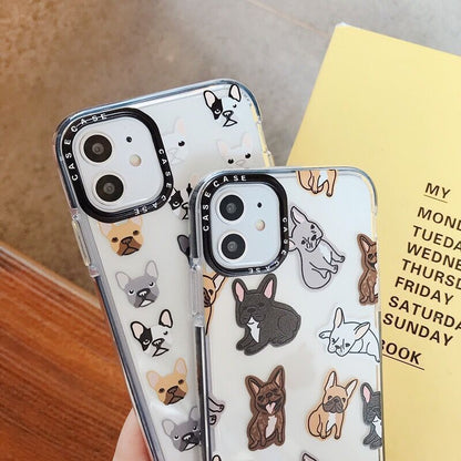 Cartoon anti-fall iPhone case