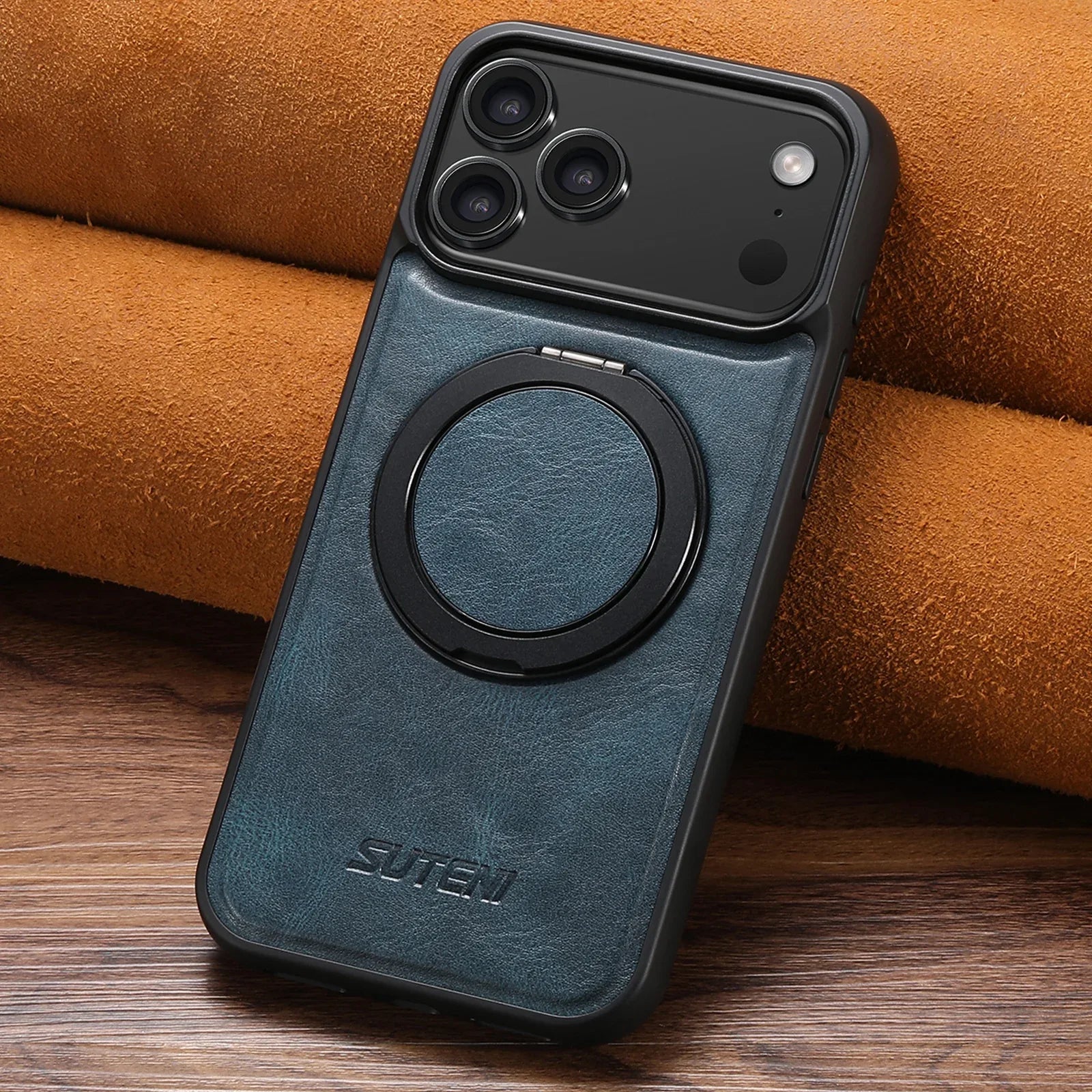 Leather Magnetic Wireless Charging Goggle Pixel Case - Viexta