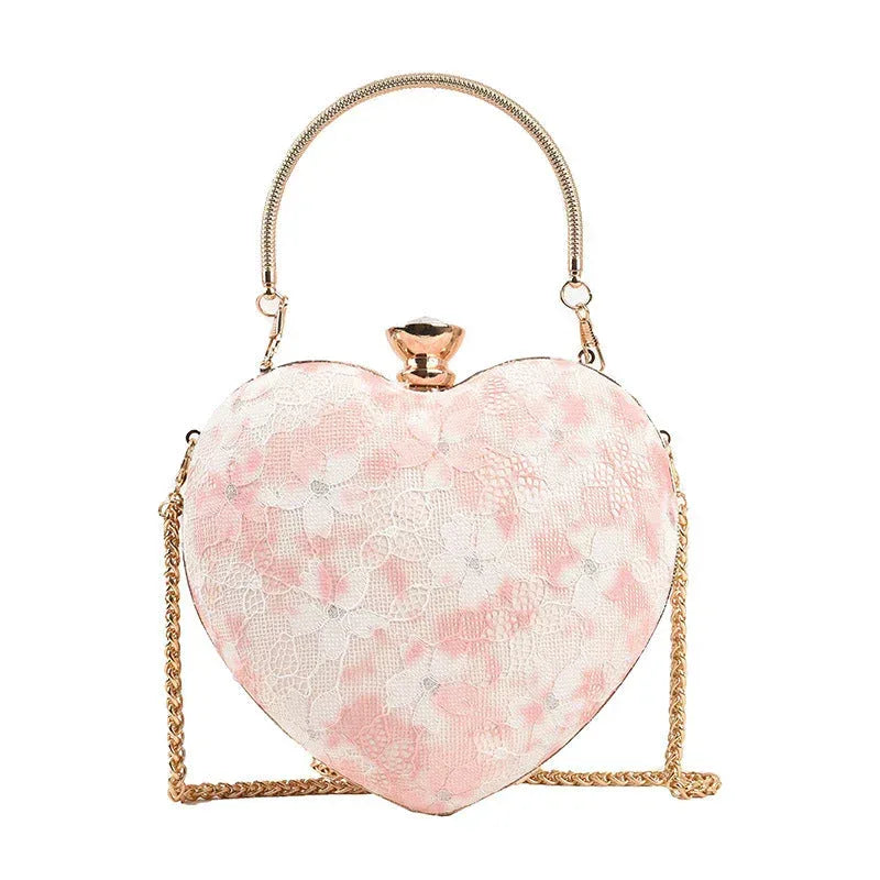 Floral Chain Crossbody Clutch-Bag - Viexta