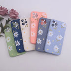 Printed Straight Edge Liquid Silicone iPhone Case - Viexta