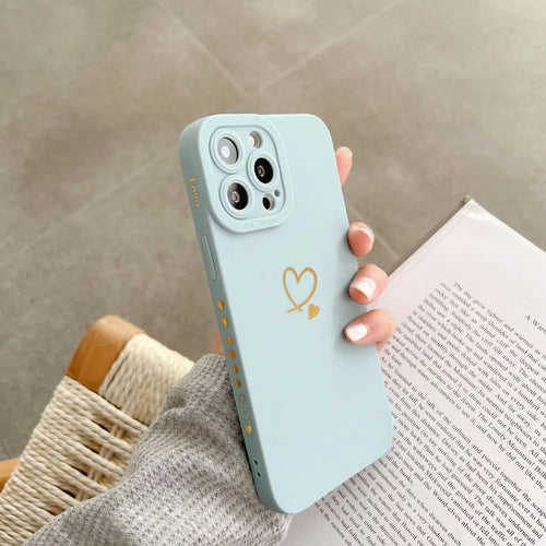 Angel Eye Bronzing Solid Color iPhone Case - Viexta