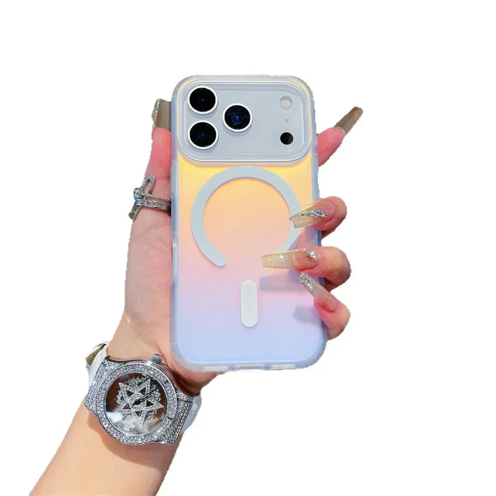 Laser Gradient Frosted iPhone Case - Viexta