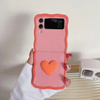 Small Heart Plush Lanyard Samsung Case - Viexta