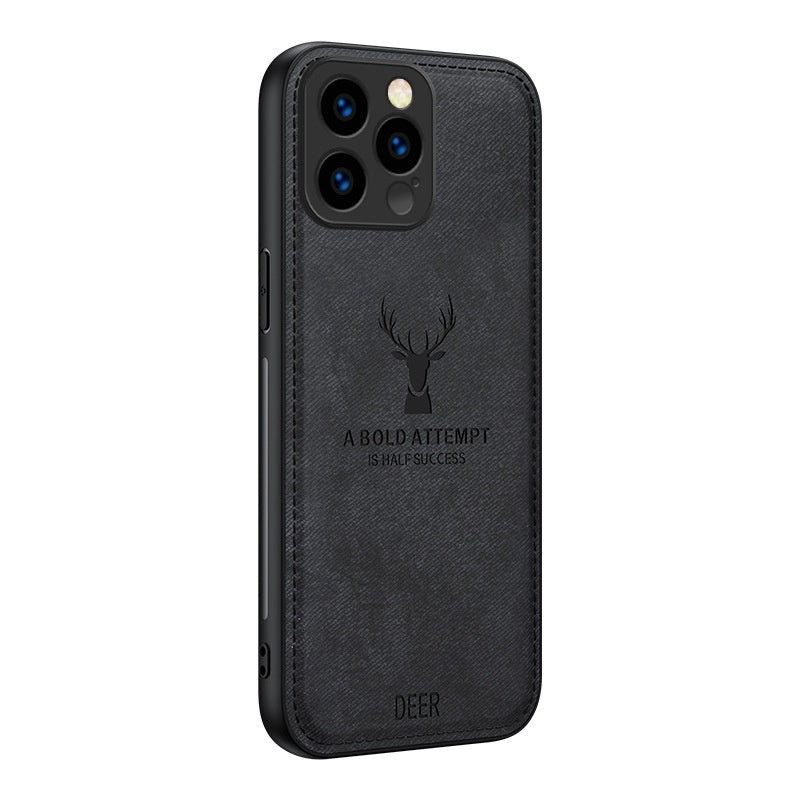 Cloth Deer Business Ultra Thin Anti Drop iPhone Cover