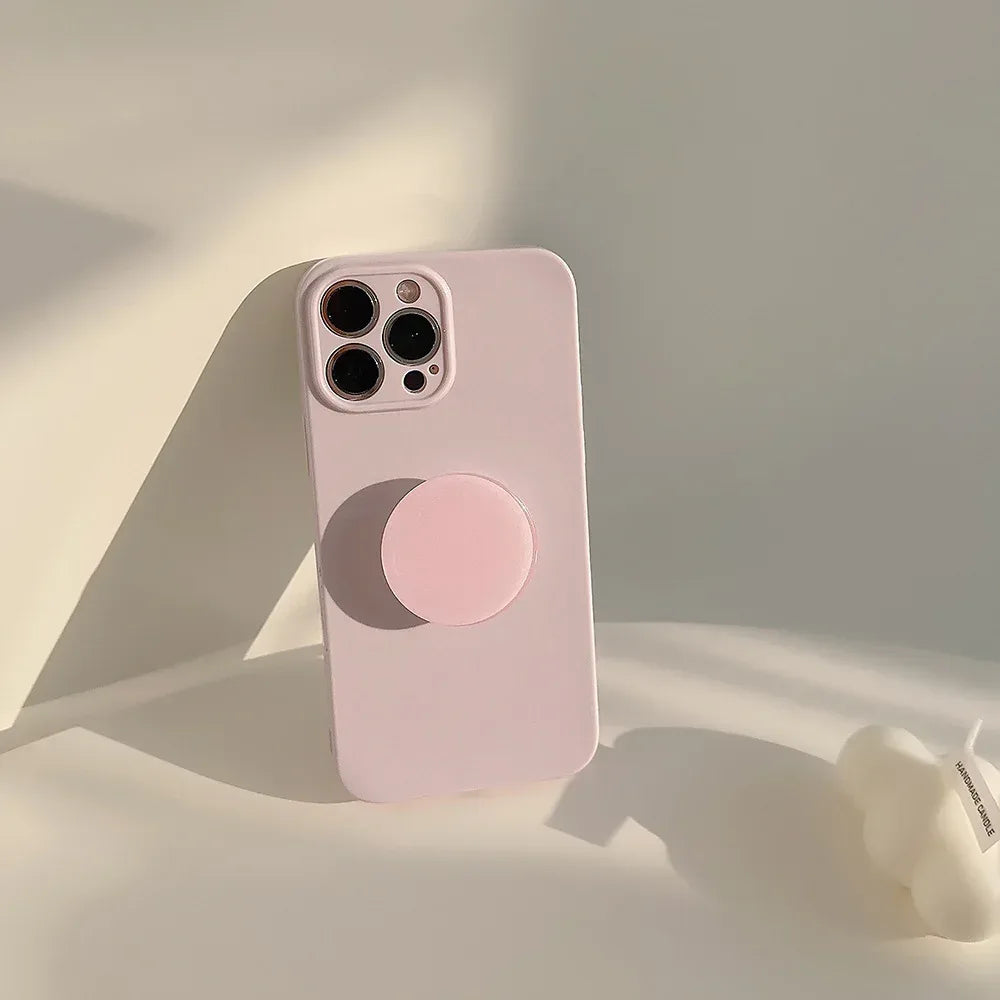 solid-color-bracket-iphone-case - Viexta