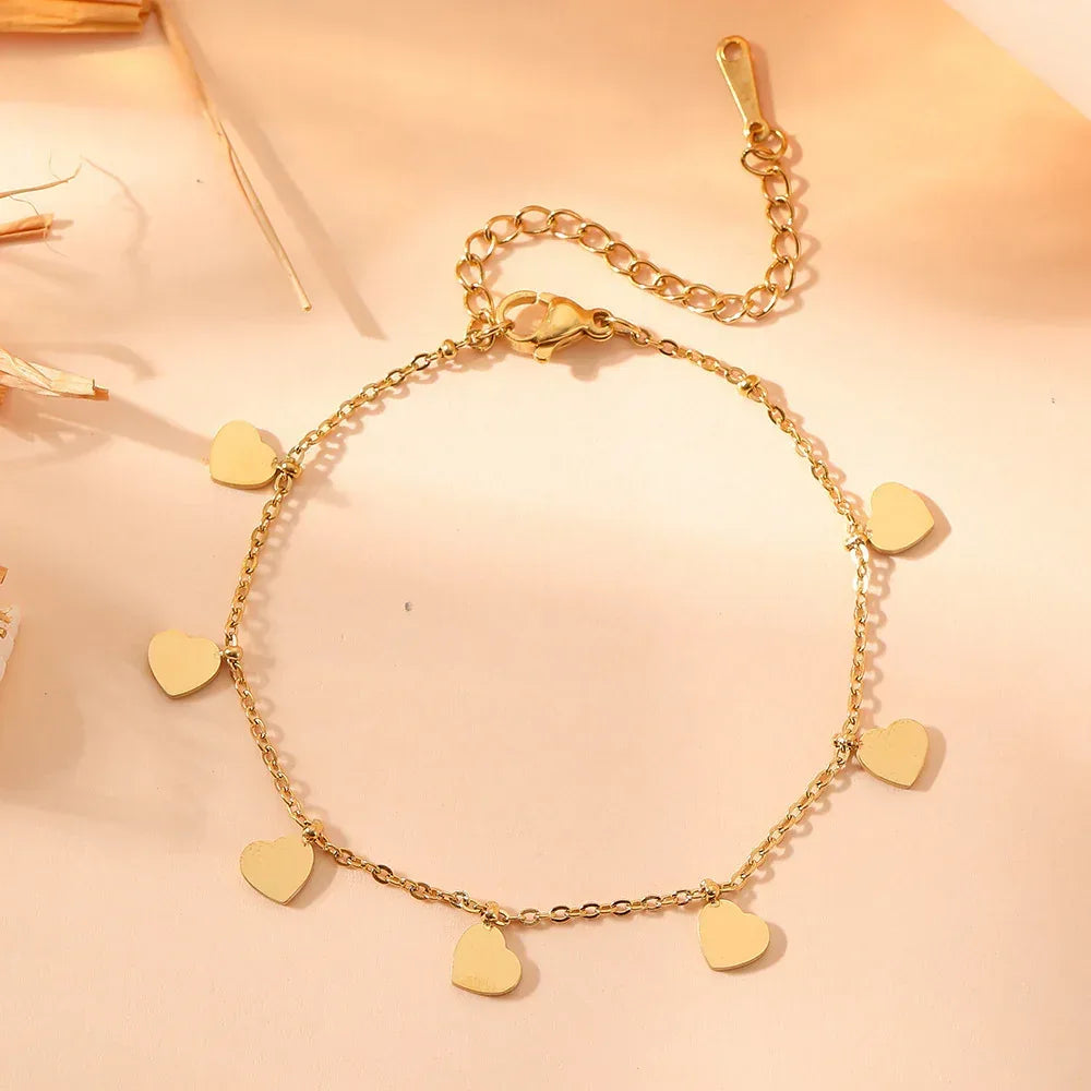 titanium-steel-heart-bracelet - Viexta