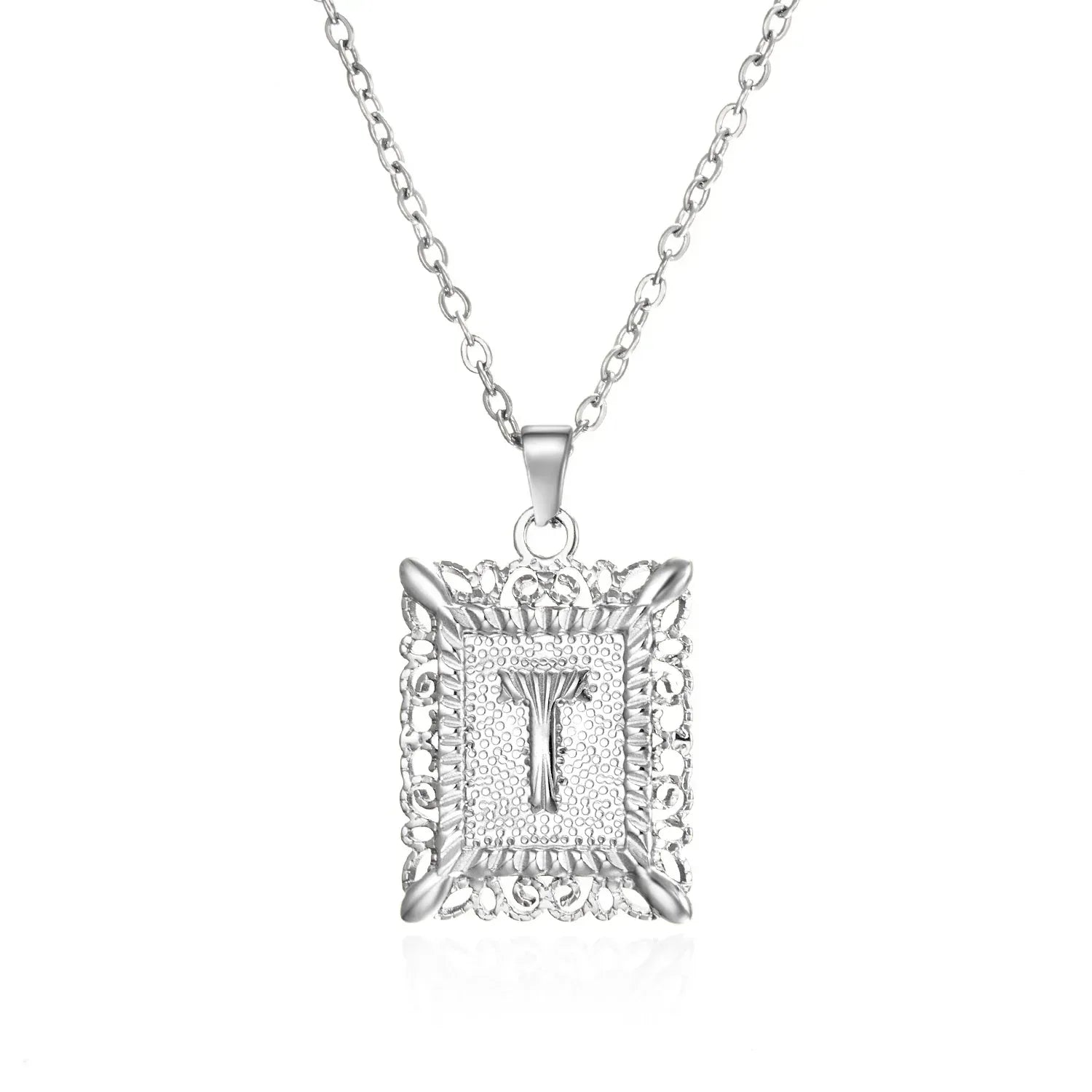 stainless-steel-initial-necklace - Viexta
