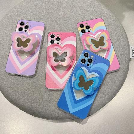 Color Butterfly Silicone Phone Case for IPhone