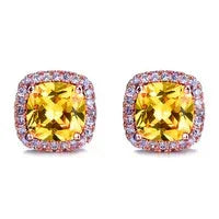 Korean-style Zircon Stud Earrings - Viexta